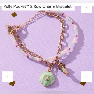 Alex and Ani Polly Pocket 2 Row Charm Bracelet - NWT